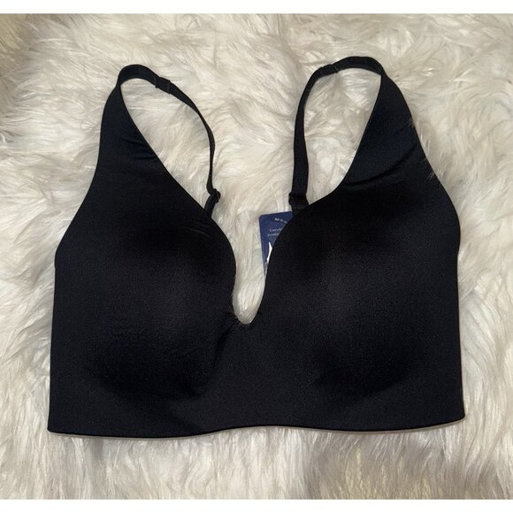 Gap Body Everyday Wire Free Bra Lightly Lined Womens 34C Black New Nwt - Picture 2 of 6